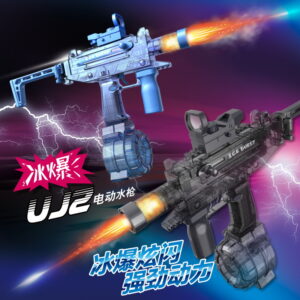 Ice Blast UJ Water Blaster Toy – Wearable Water Backpack, Muzzle Flare & Spray, Electric Continuous Fire